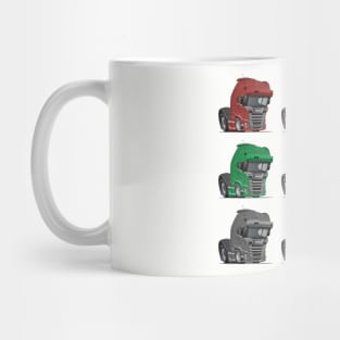 Cartoon trucks set Mug